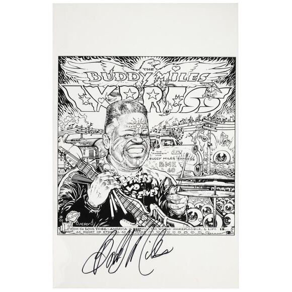 Vintage RARE The Buddy Miles Express Express Yo' Selves T-Shirt Mens Size 3XL - Picture 4 of 6